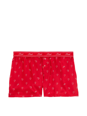 Пижамные шорты tencel boxy pajama shorts, S