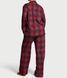 Піжама фланелева flannel long pajama set, L