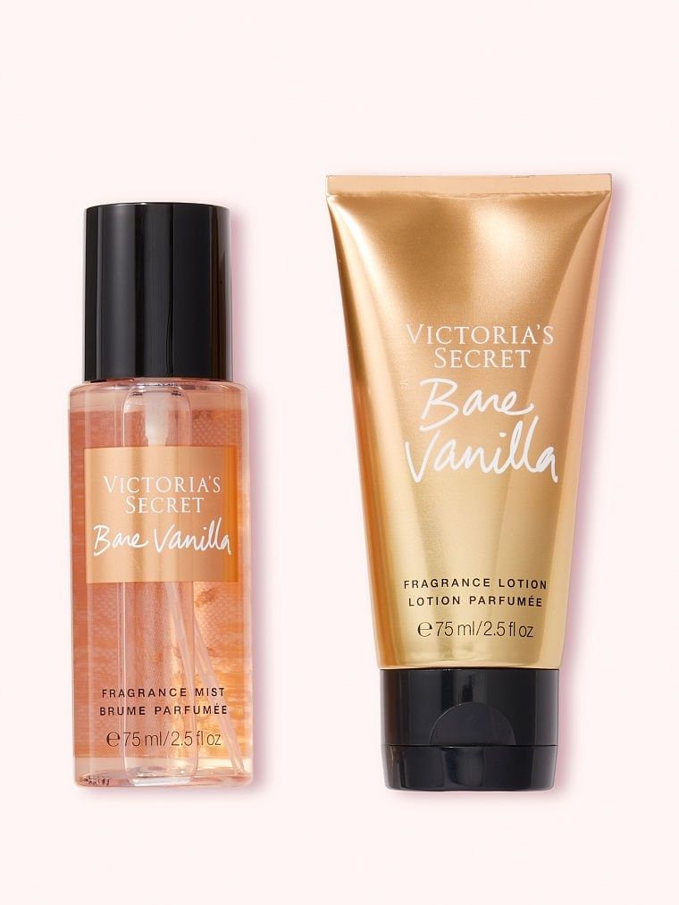 Подарочный набор Victoria’s Secret Body Care Bare Vanilla Mini Mist & Lotion Duo