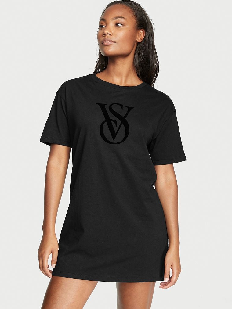 Ночная рубашка Cotton Sleepshirt Victoria’s Secret, XS/S