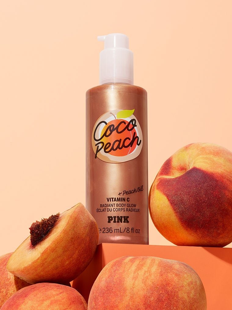 Масло для тела Coco Peach Radiant Body Glow Pink Victoria’s Secret