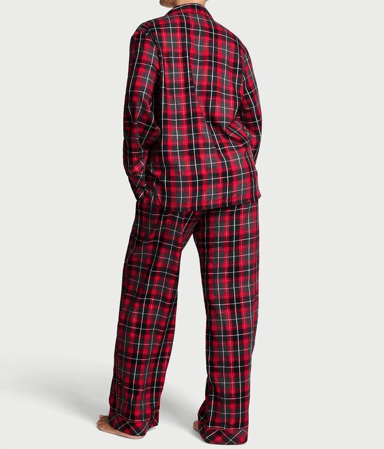 Піжама фланелева flannel long pajama set, L