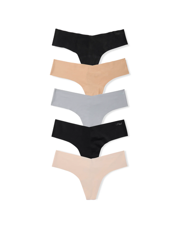 Бесшовные трусики 5-pack no-show thong panties, L