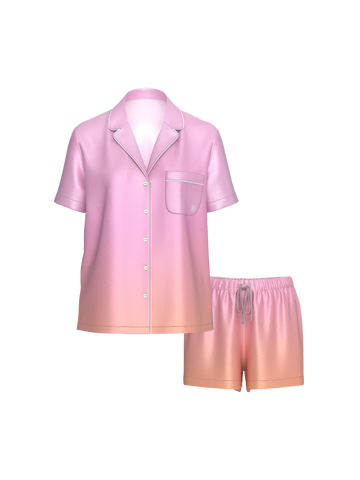 Сатинова піжама satin short pajama set, XXL