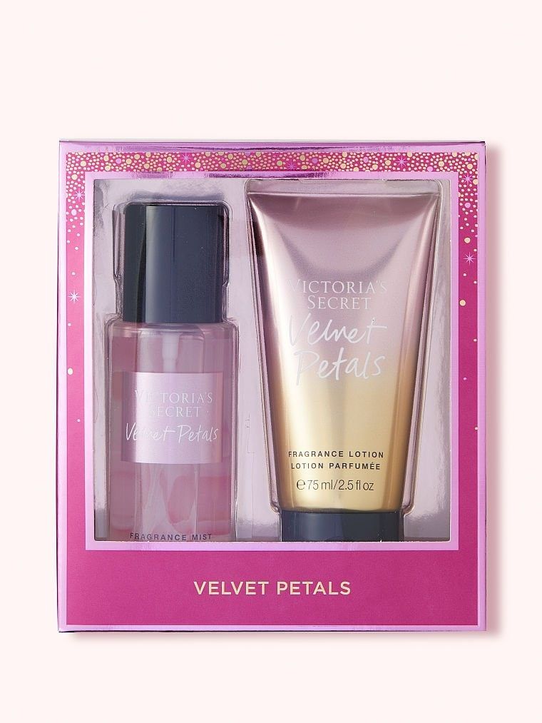 Подарочный набор Victoria’s Secret Body Care Velvet Petals Mini Mist & Lotion Duo