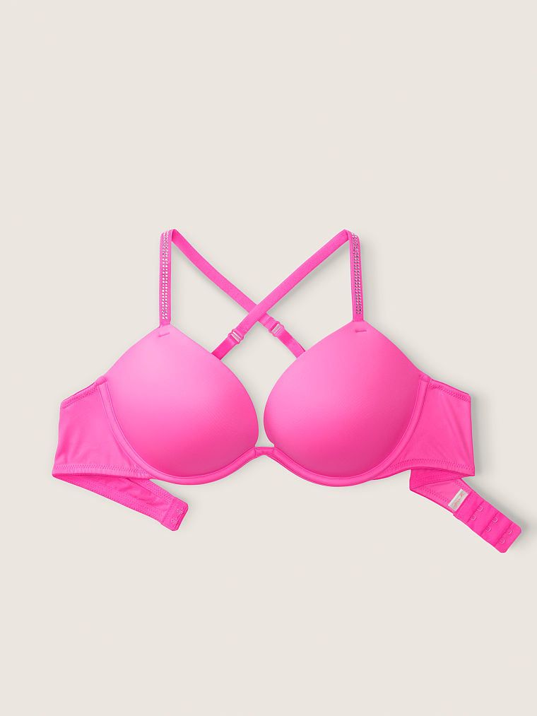 Бюстгальтер Pink Victoria’s Secret Wear Everywhere Super Push-Up Bra, 70B