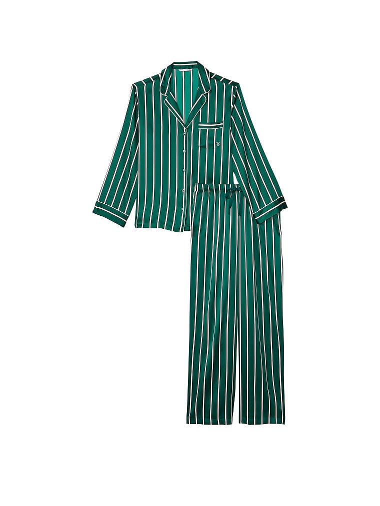 Сатинова піжама Satin Long Pajama Set, L