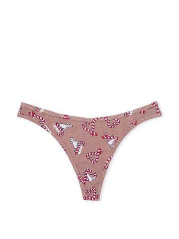 Трусики pink cotton thong, L