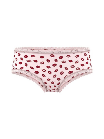 Трусики cotton lace-waist cheeky panty, M