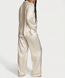 Сатинова піжама glazed satin long pajama set, L