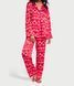 Сатиновая пижама glazed satin long pajama set, M
