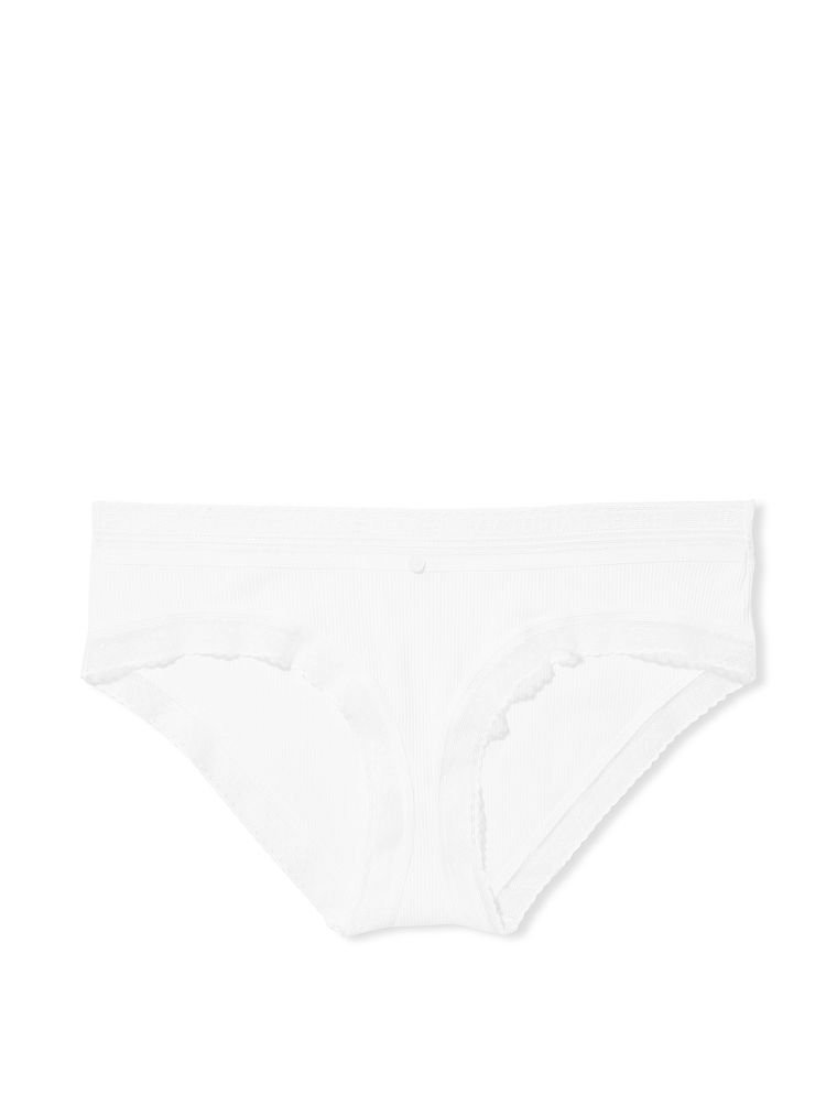 Трусики Victoria’s Secret Ribbed Cotton Hiphugger Panty, L