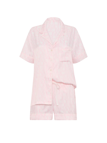 Сатинова піжама satin short pajama set, S
