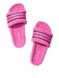 Домашні тапочки Faux Fur Logo Strap Slide Victoria’s Secret рожевого кольору, S