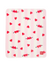 Плед cozy plush sherpa blanket в рожеву смужку