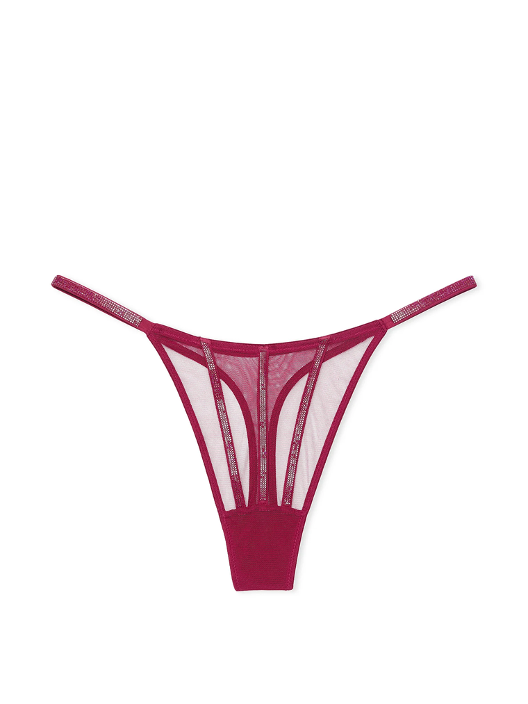 Трусики sheer shine thong panty, S