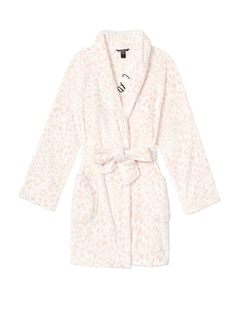 Плюшевый халат Logo Short Cozy Robe Victoria’s Secret, M/L