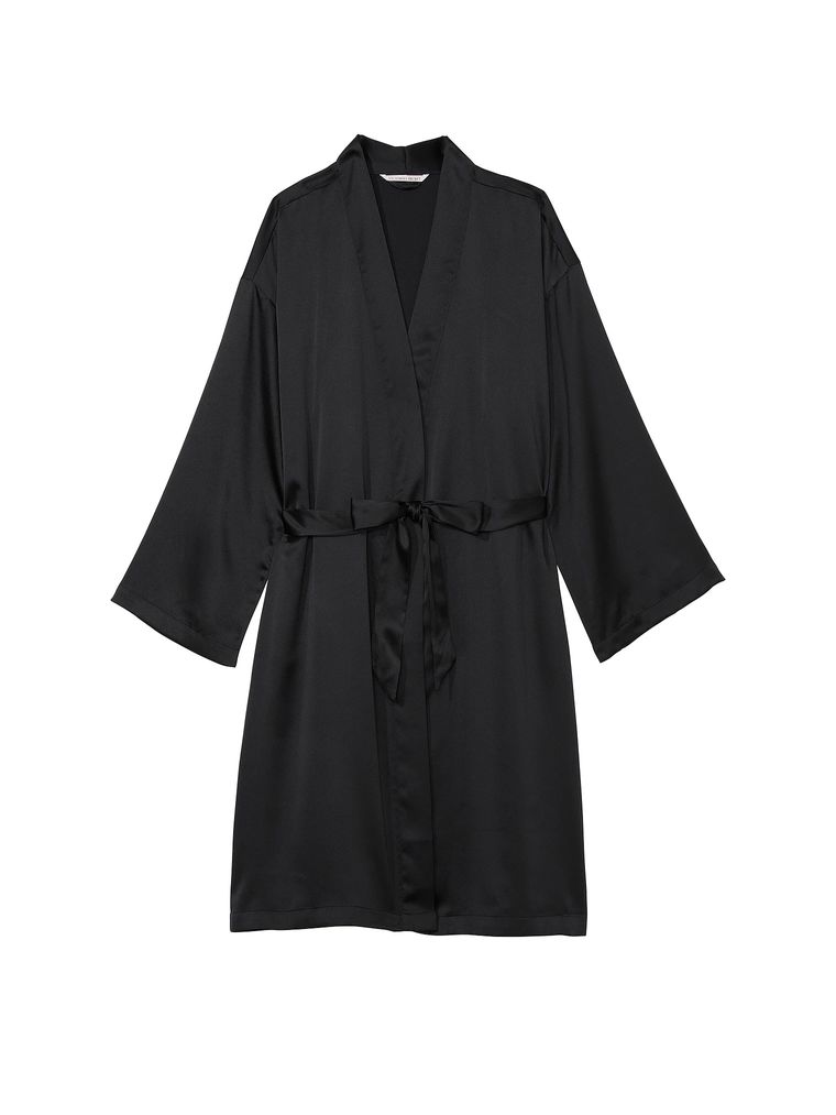 Сатиновый халат satin midi robe, M/L