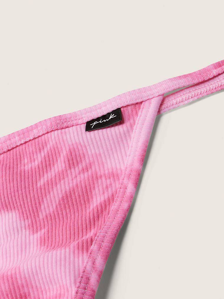 Трусики Pink Victoria’s Secret Cotton Thong V-String Panty