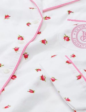 Котонова піжама 100% cotton long pajama set floral, S