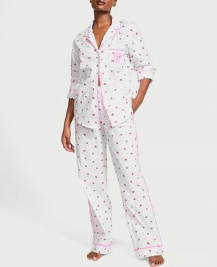 Котонова піжама 100% cotton long pajama set floral, XS