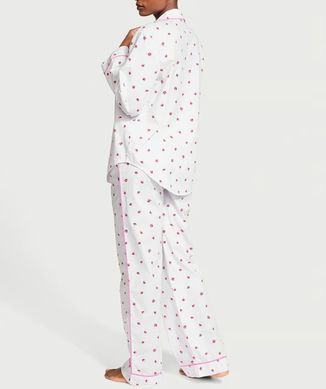 Котоновая пижама 100% cotton long pajama set floral, S