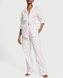 Котоновая пижама 100% cotton long pajama set floral, XS