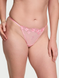Трусики pretty petals v-string з 3D вишивкою, L