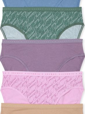 Набір бавовняних трусиків 5-pack stretch cotton high-leg brief panties, S