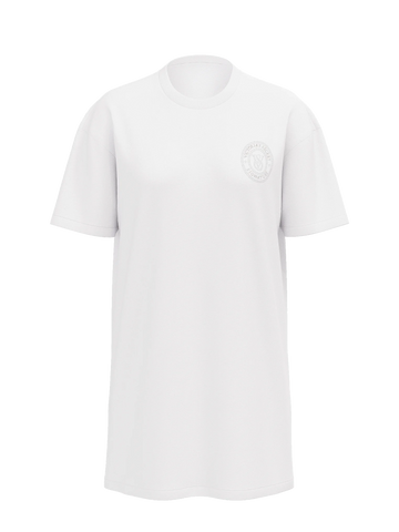 Ночная рубашка белого цвета cotton sleepshirt, XS/S