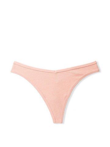 Трусики pink cotton thong, L