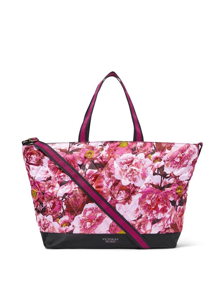 Тканинна сумка Victoria’s Secret в квітковий принт