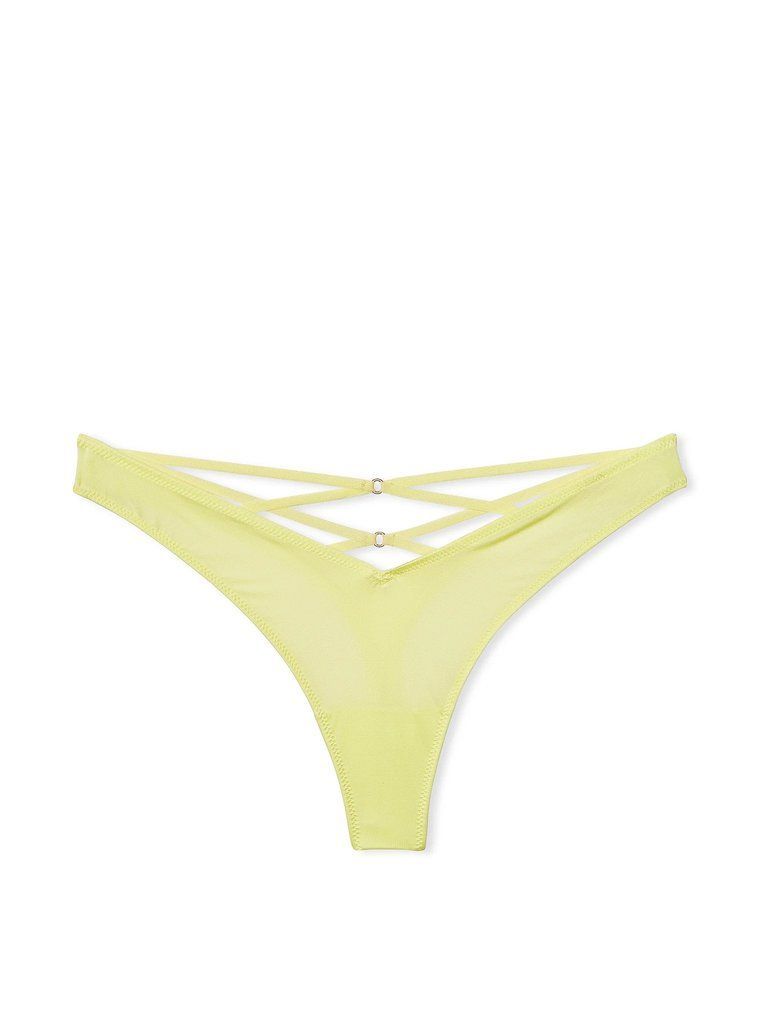 Трусики strappy back high-leg thong panty, S