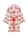 Халат floral embroidery sheer mesh robe, M/L