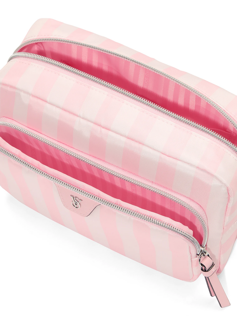 Косметичка iconic stripe boxy case makeup bag