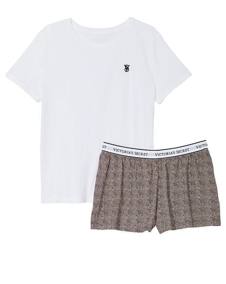 Хлопковая пижама с шортами Cotton Short PJ Set, S