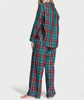 Пижама фланелевая flannel long pj set, XS