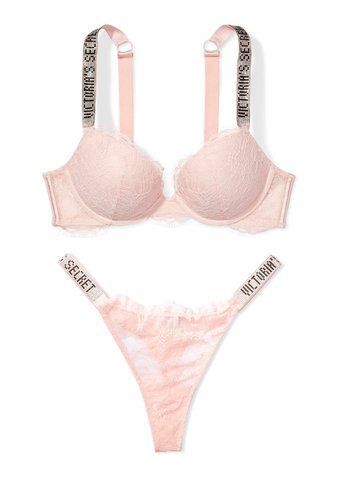 Комплект белья со стразами very sexy push-up bra, 34C+ L