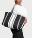 Сумка black & white striped tote bag