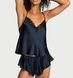 Сатиновая пижама satin cami & flutter short set, M