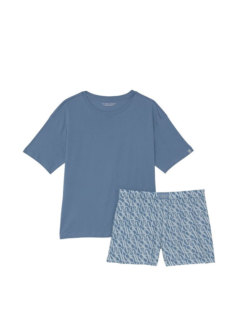 Хлопковая пижама short knit tee-jama set