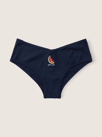 Трусики Pink Cotton Cheekster в рубчик, M