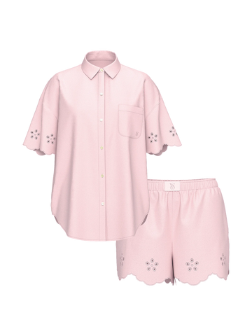 Жіноча піжама modal-cotton eyelet pajama set, M