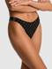 Трусики logo cotton shine nigh-leg thong panty, M