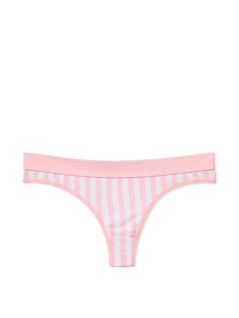 Трусики logo cotton thong panty, XS