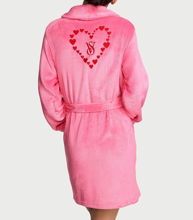 Халат плюшевий short cozy robe, XS/S