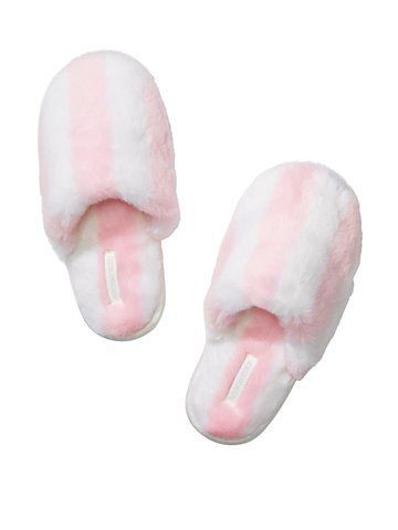 Домашние тапочки closed-toe faux fur slippers, L