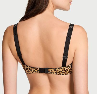 Леопардовый бюстгальтер shine strap scoop bralette, L
