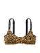 Леопардовый бюстгальтер shine strap scoop bralette, L