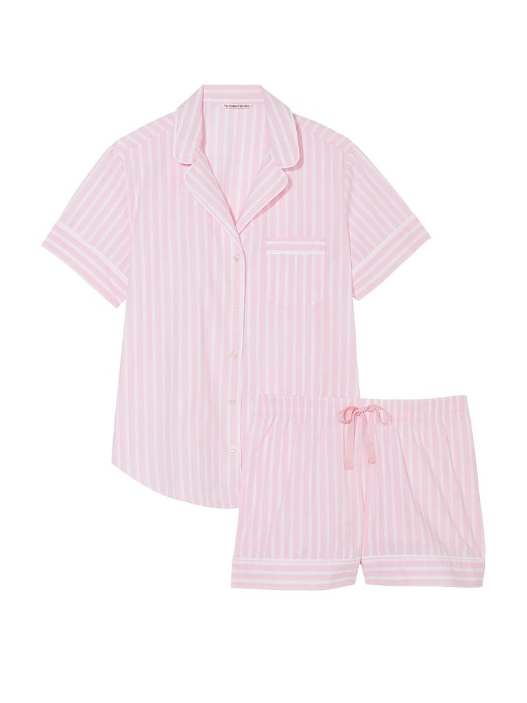 Котонова піжама cotton short pajama set, XS